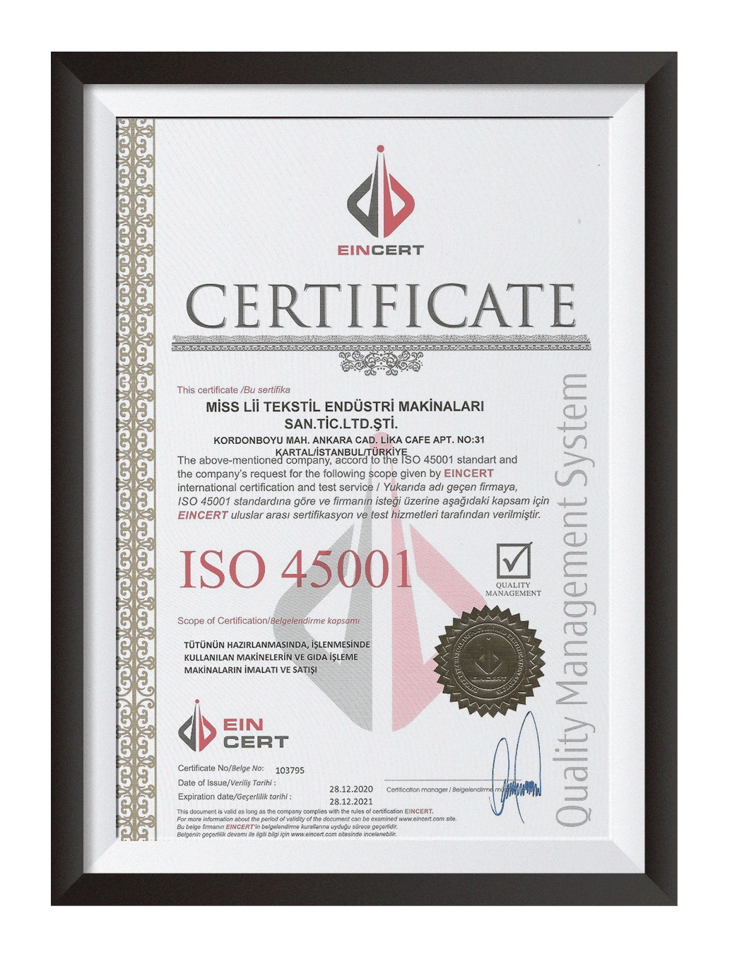 ISO45001
